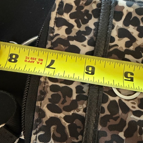 Baggallini Arlington Mini Crossbody Tan and Black Cheetah Print - Picture 9 of 9